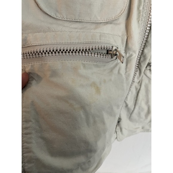 Vintage 80s Banana Republic Vest Jacket Mens S Mill Valley Safari Cargo - Picture 4 of 8